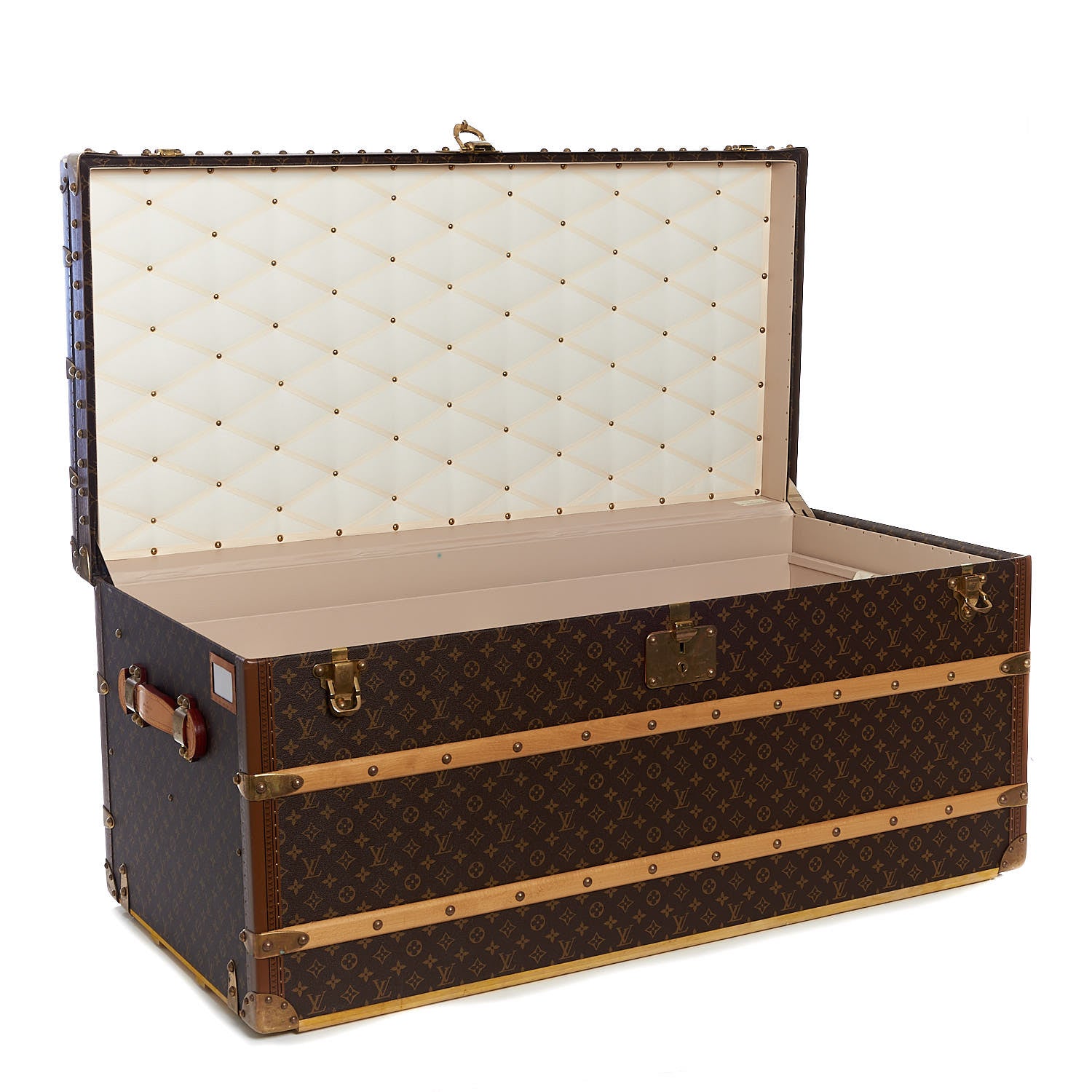 Louis Vuitton Monogram Malle Courrier Lozine Trunk 110 47 of 76