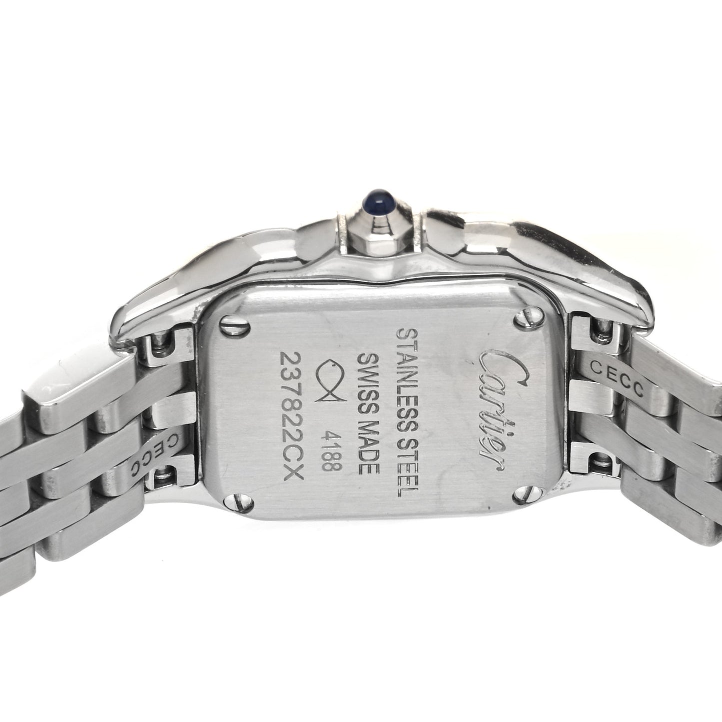 Stainless Steel 19mm Panthere Quartz Watch