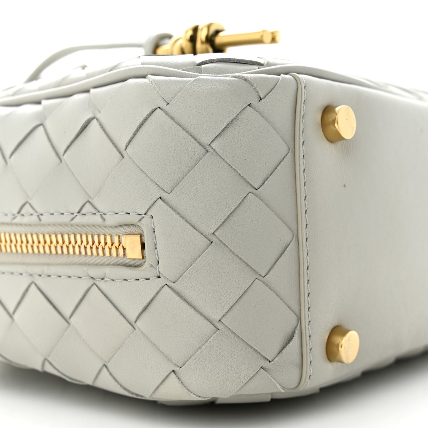 Lambskin Intrecciato Small Getaway Agate Grey