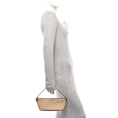 Gucci Monogram Boat Pochette Dark Pink 2 of 12