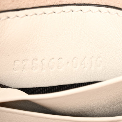 Gucci Calfskin Matelasse Mini GG Marmont 2.0 Bucket Bag White 7 of 13