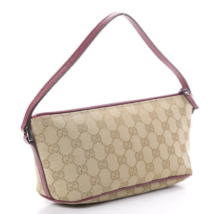 Gucci Monogram Boat Pochette Red 3 of 14