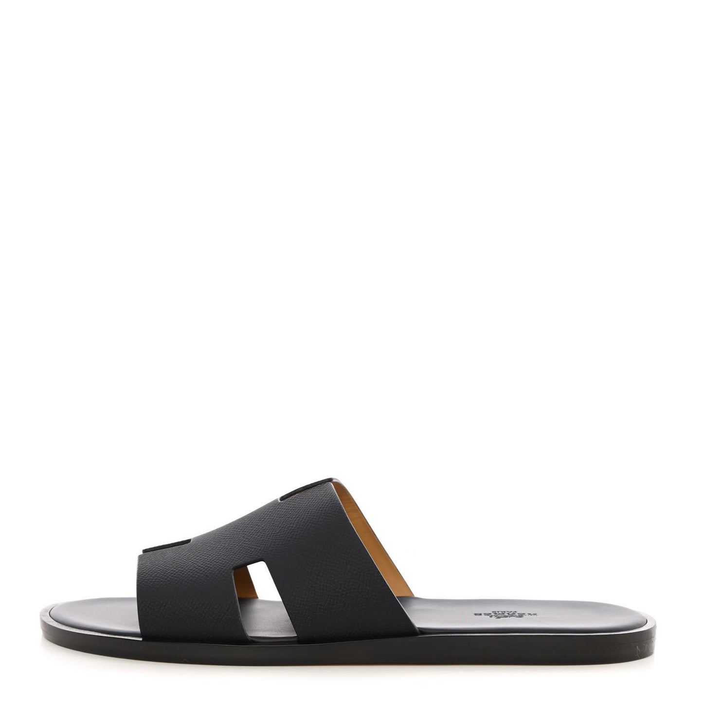 Calfskin Mens Izmir Sandals 43 Black