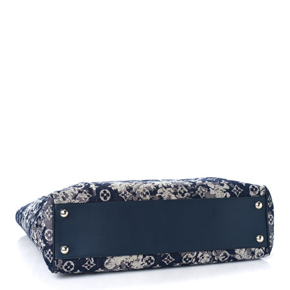 Louis Vuitton Monogram Tapestry Grand Sac Bleu 4 of 8
