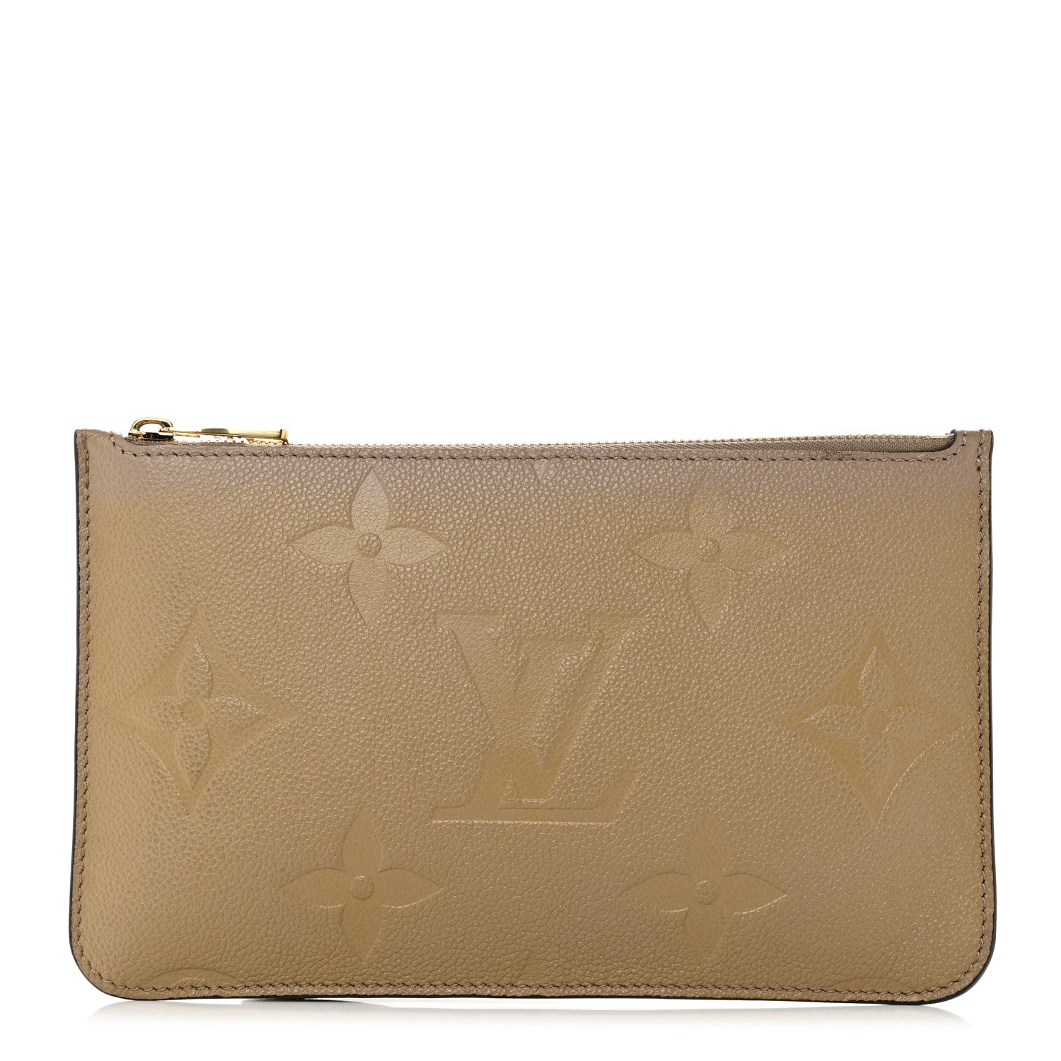 Louis Vuitton Empreinte Monogram Giant Neverfull MM Pochette Tourterelle 1 of 6