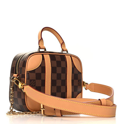 Louis Vuitton Damier Ebene Valisette Souple BB 3 of 9