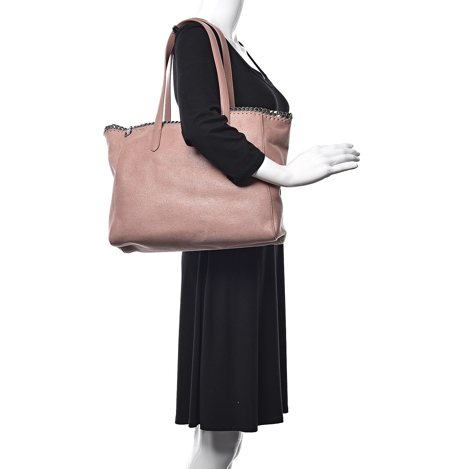 Stella McCartney Shaggy Deer Falabella East West Shopper Tote Pink 2 of 9