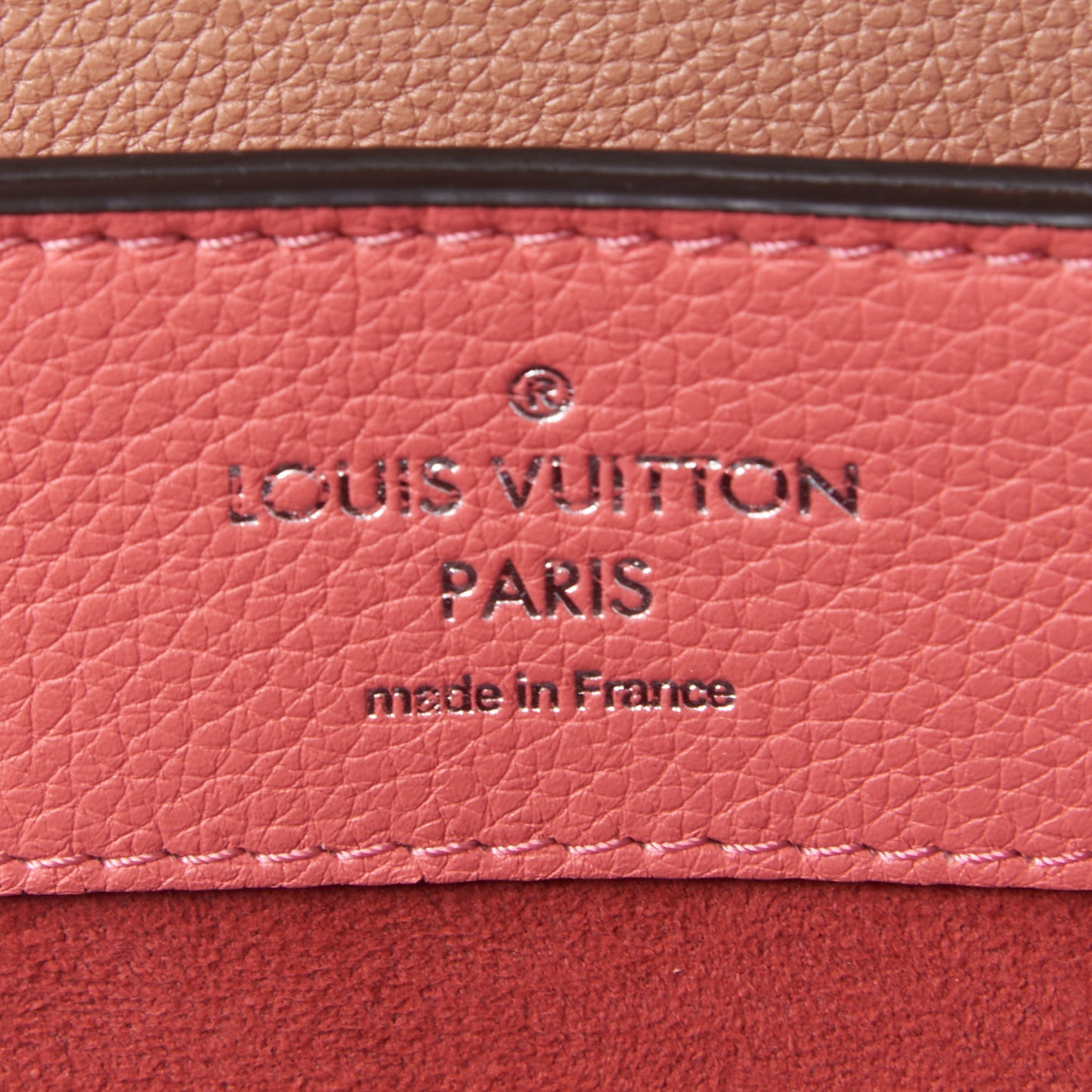 Soft Calfskin Lockme Backpack Pink