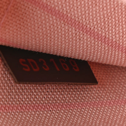 Louis Vuitton Damier Ebene Neverfull MM GM Pochette Rose Ballerine 7 of 7