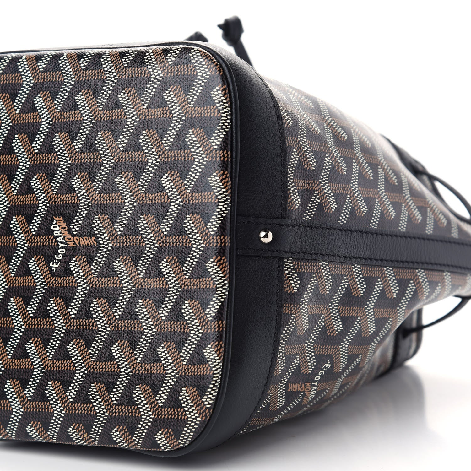 Goyard Goyardine Petit Flot Bucket Bag PM Black 6 of 8