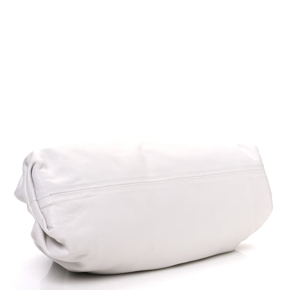 Bottega Veneta Smooth Butter Calf The Pouch Oversized Clutch Mist 4 of 10