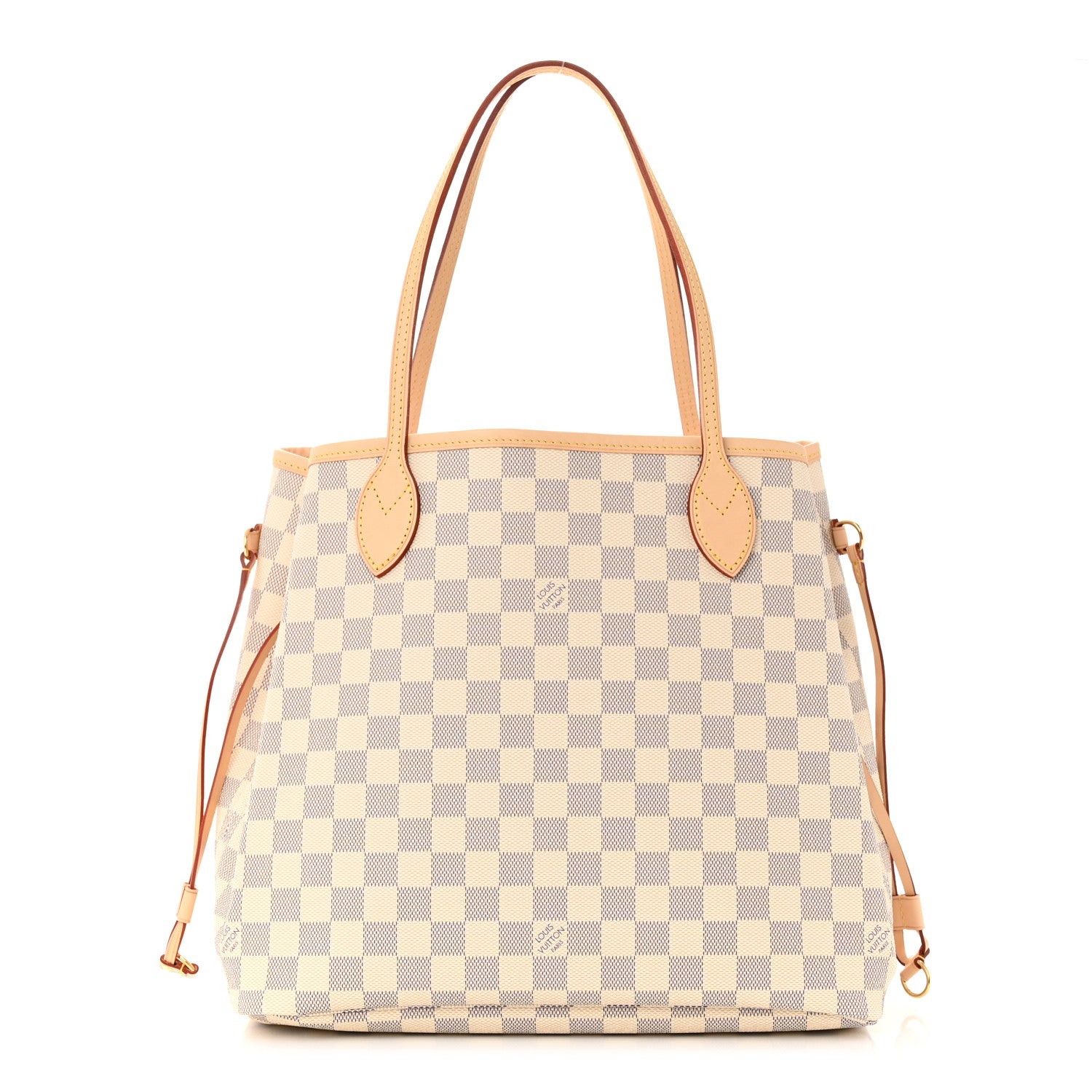 Louis Vuitton Damier Azur Neo Neverfull MM Rose Ballerine 3 of 11