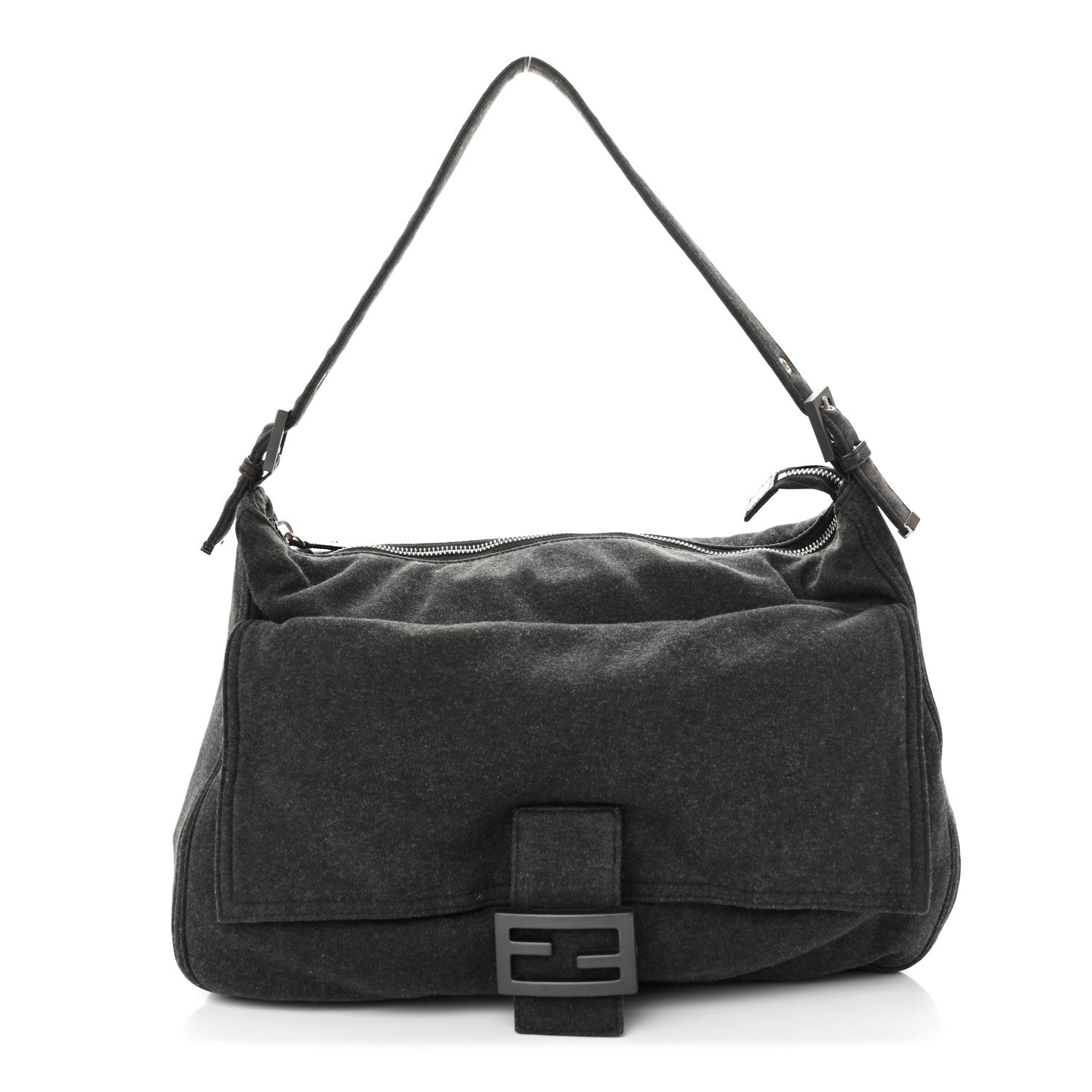 Fendi Jersey Mama Baguette Black 1 of 10