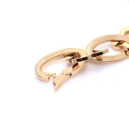 Van Cleef & Arpels 18K Yellow Gold Byzantine Alhambra Link Bracelet 8 of 9