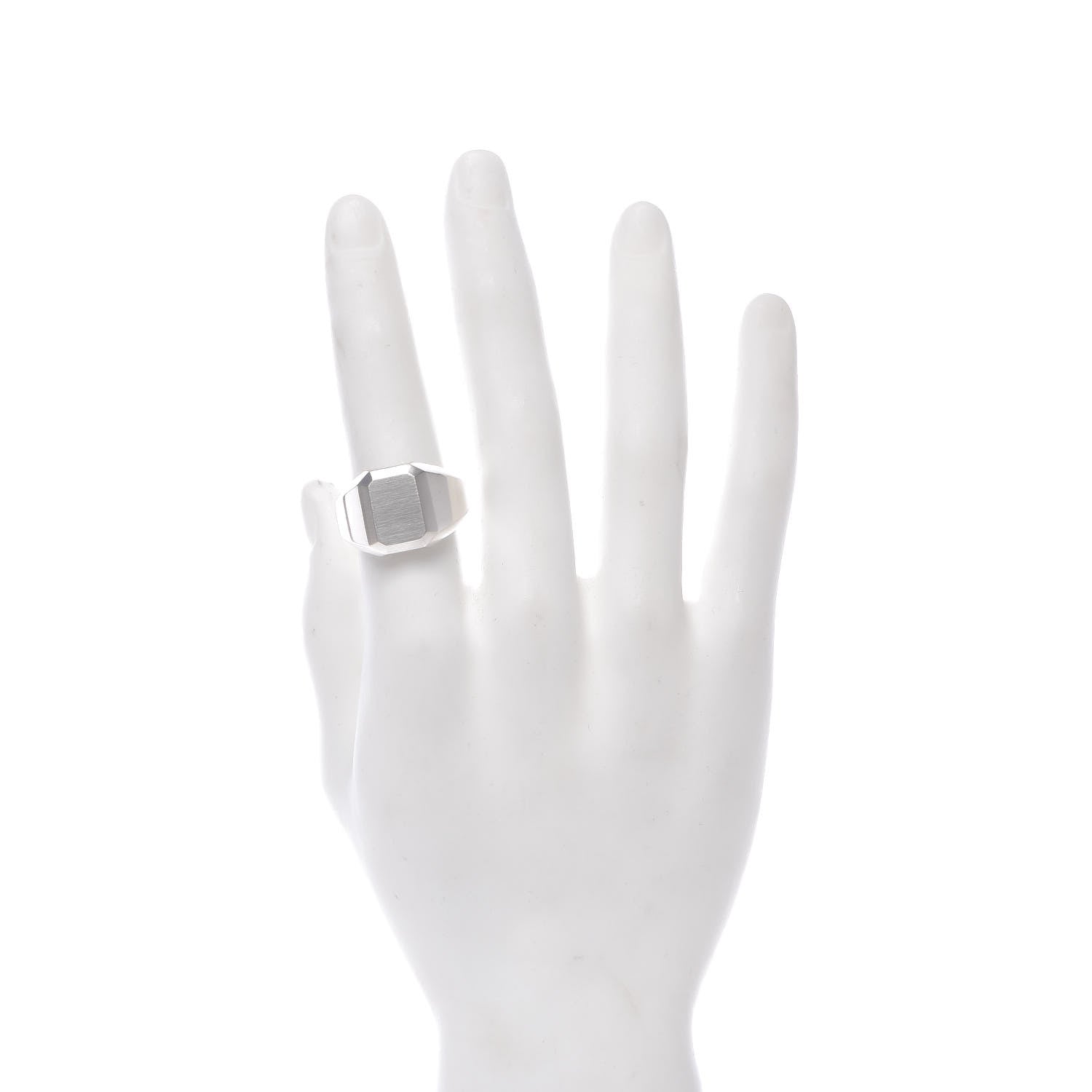 David Yurman Sterling Silver 17mm Signet Ring 62 10 2 of 4