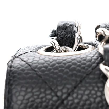 Chanel Caviar Quilted Mini Square Flap Black 11 of 12