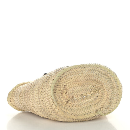 Loewe Raffia Basket Tote Bag Natural Tan 4 of 9