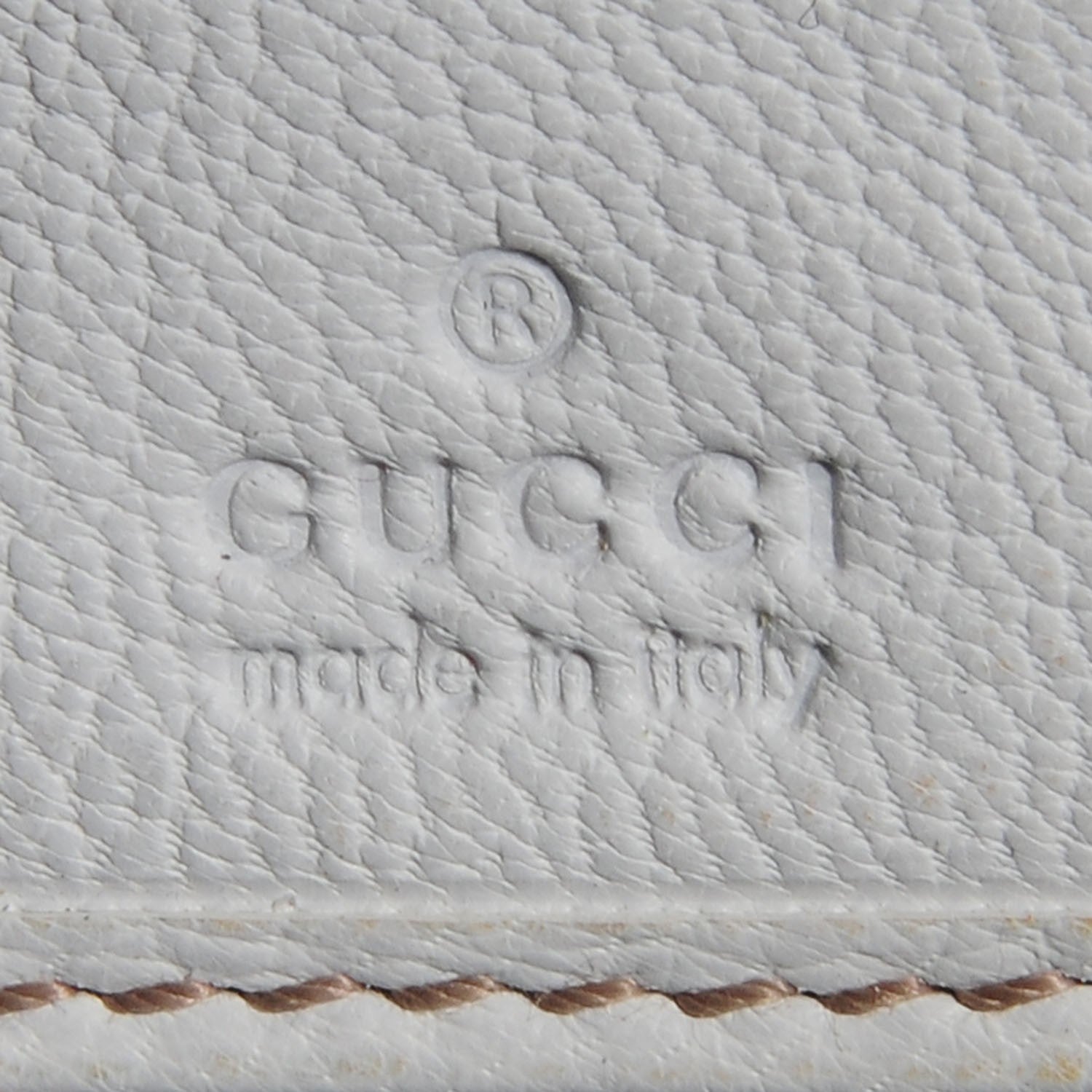 Gucci Calfskin Capri Zip Around Wallet White 7 of 8