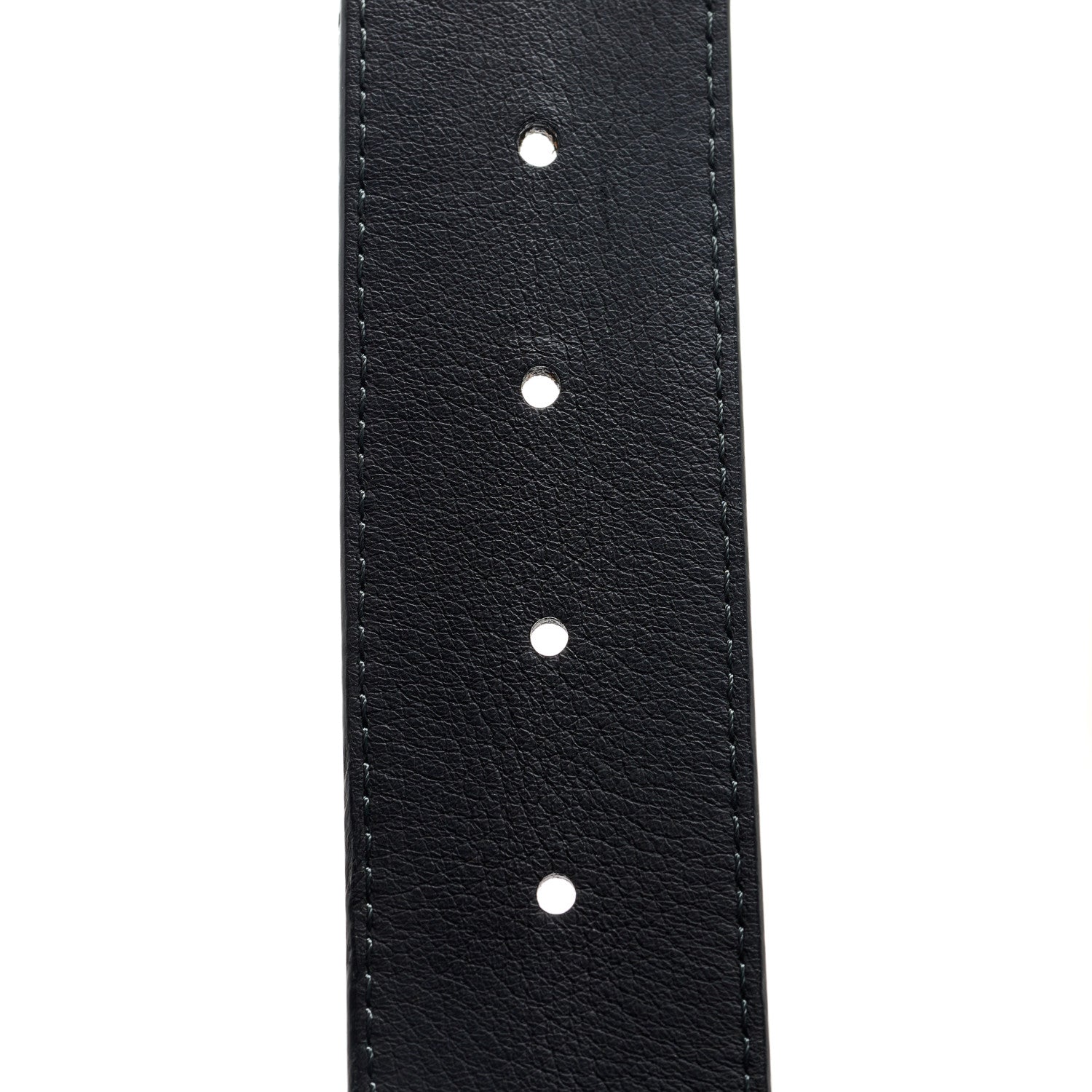 Louis Vuitton Calfskin 40mm LV Optic Reversible Belt 100 40 Black Anthracite Gray 5 of 5