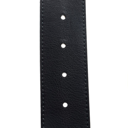 Louis Vuitton Calfskin 40mm LV Optic Reversible Belt 100 40 Black Anthracite Gray 5 of 5