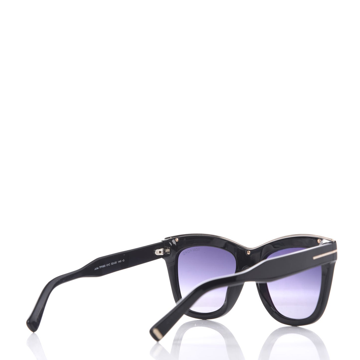 Julie Square Sunglasses TF685 Black