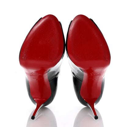Christian Louboutin Patent New Very Prive 120 Pumps 38 Black 6 of 9