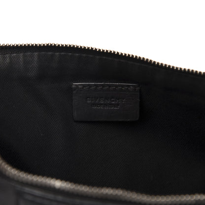 Givenchy Textured Coated Canvas Medium Antigona Shark Jaw Cosmetic Pouch Black 8 of 16