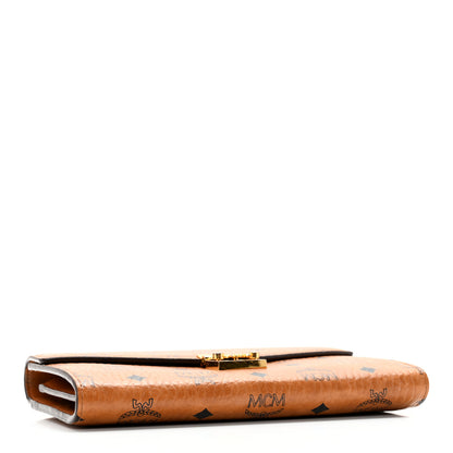 MCM Visetos Millie Wallet On Chain Cognac 4 of 14