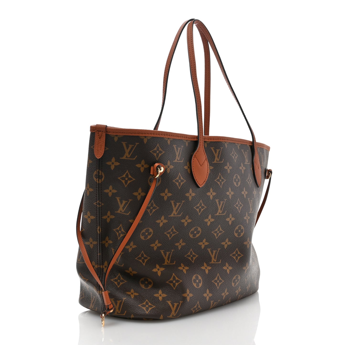 Monogram Calfskin Neo Neverfull Inside Out MM Tan