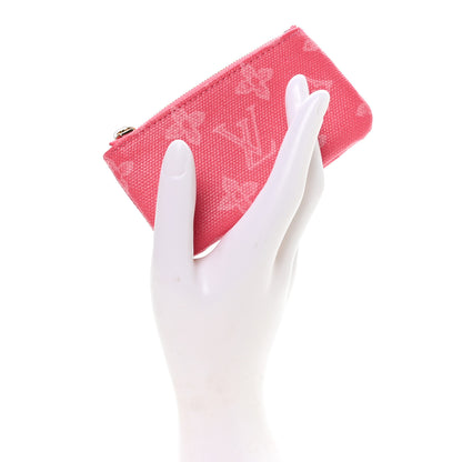 Louis Vuitton Monogram Origine Key Pouch Rose Ruban 2 of 8