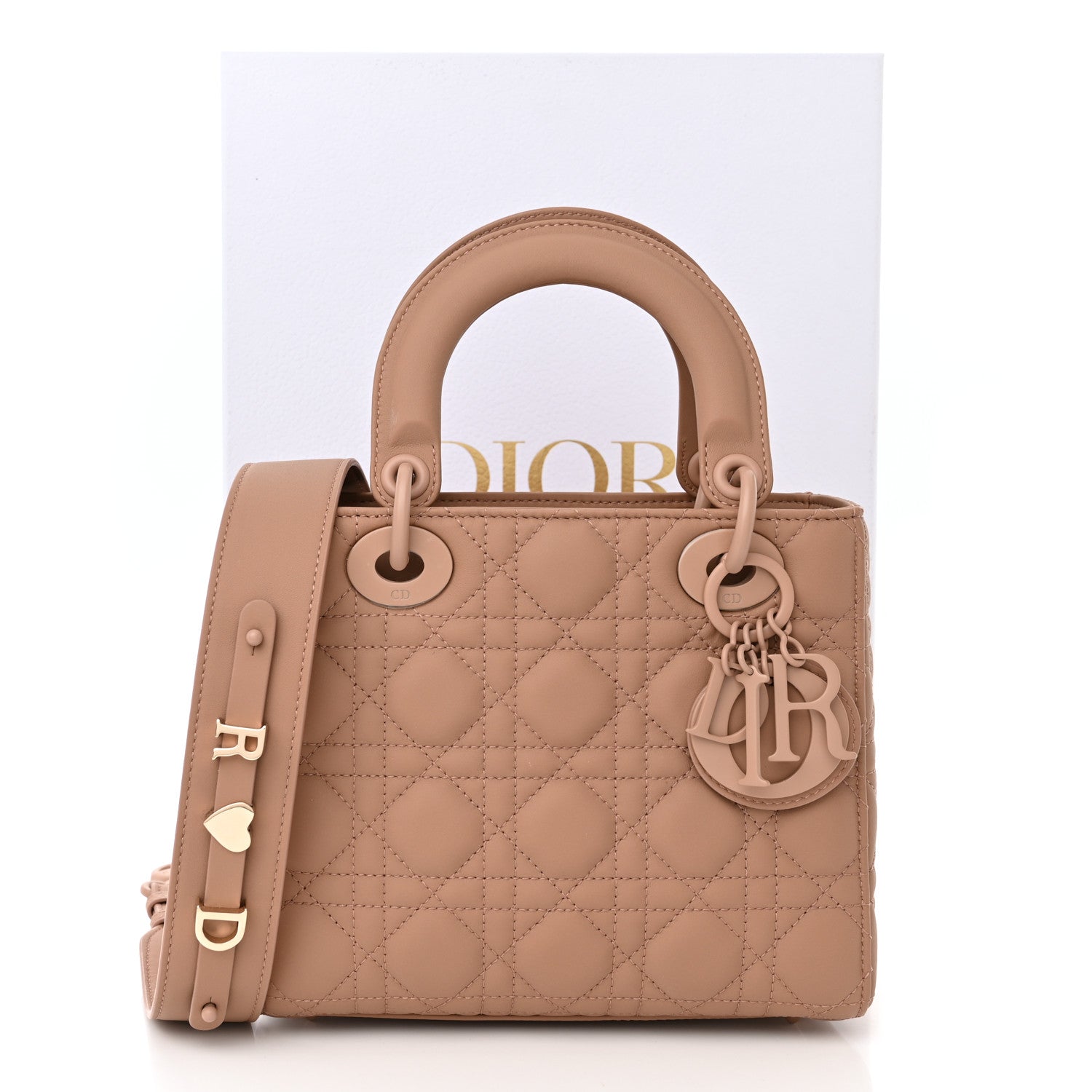 Christian Dior Ultra Matte Calfskin Cannage Small My ABCDior Lady Dior Beige 11 of 11