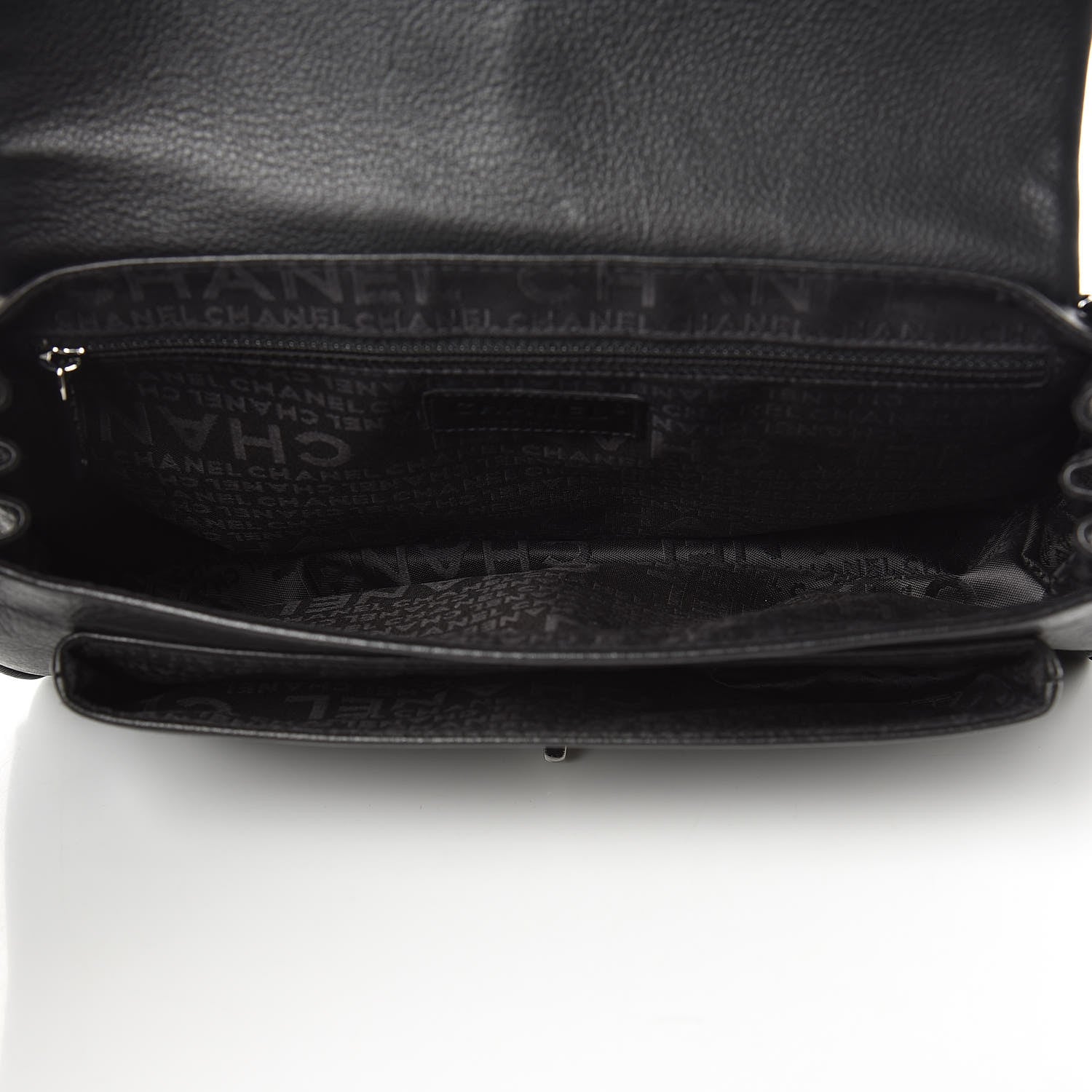 Chanel Caviar Mademoiselle Lock Accordion Flap Black 5 of 13