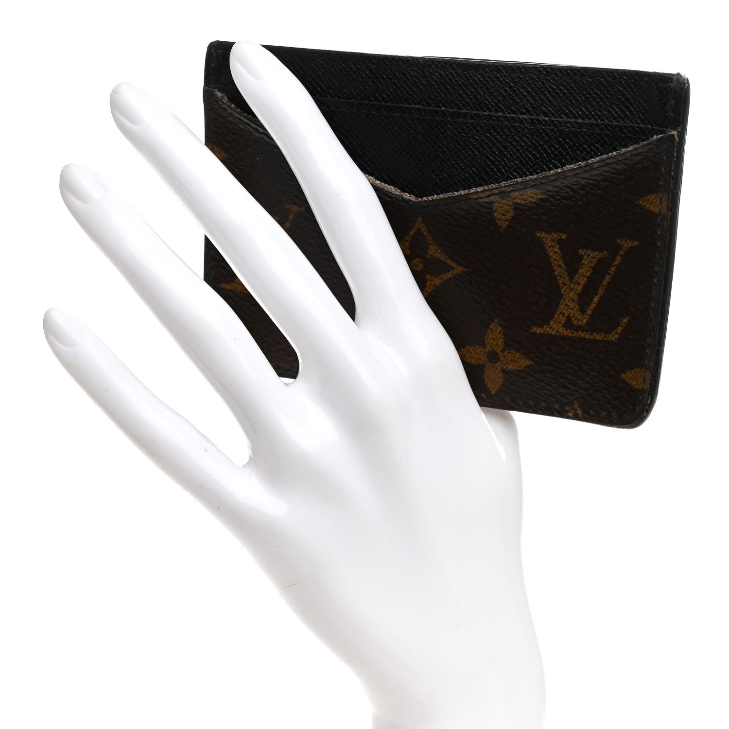 Louis Vuitton Monogram Macassar Neo Porte-Cartes Card Holder 2 of 8
