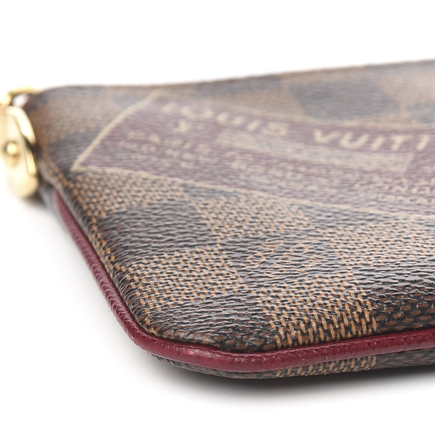 Damier Ebene Trunks Labels Pochette Milla MM