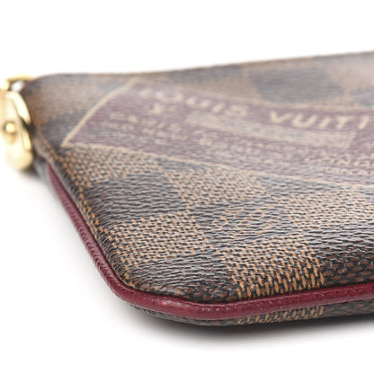 Louis Vuitton Damier Ebene Trunks Labels Pochette Milla MM 7 of 8
