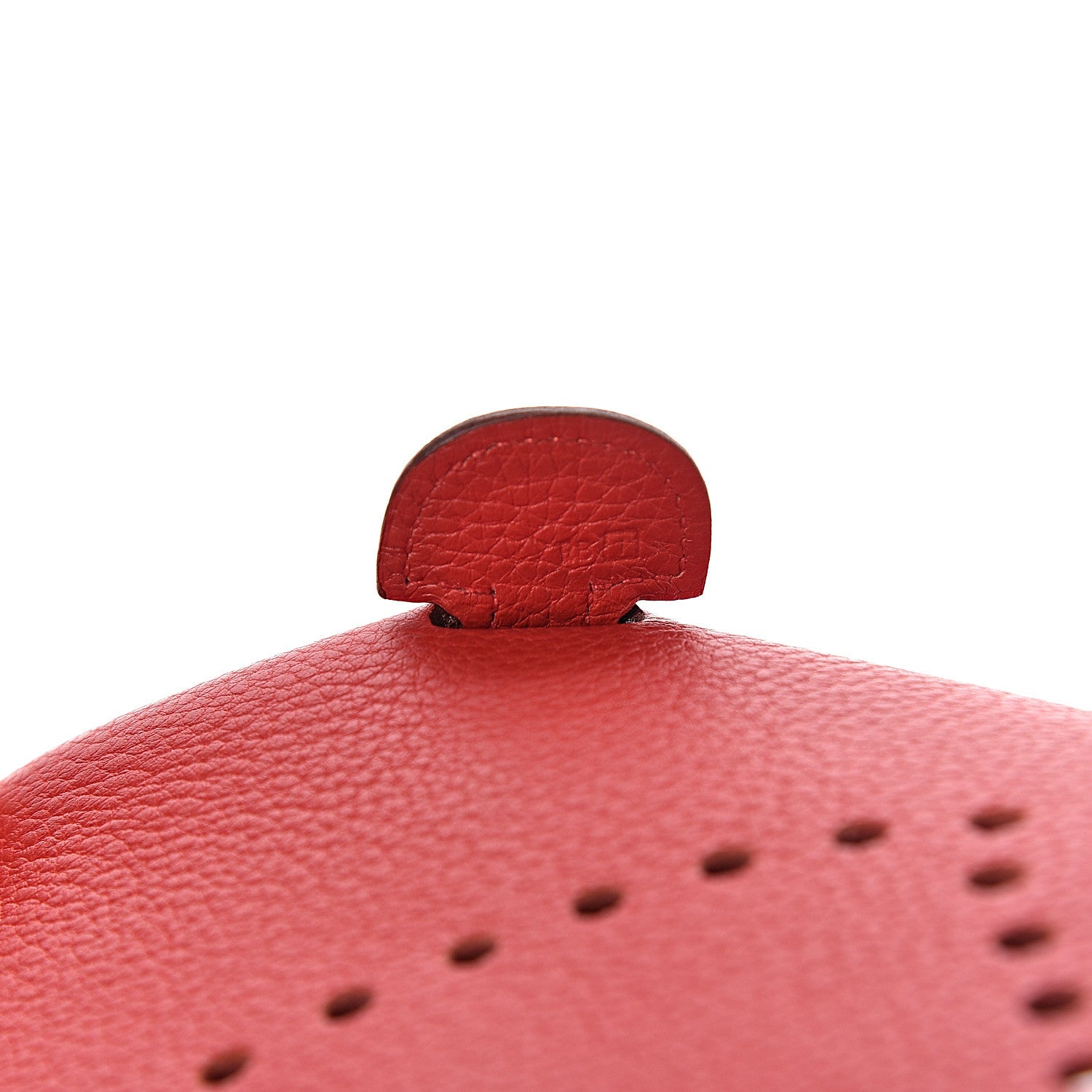 Hermes Taurillon Clemence Evelyne II PM Rouge Vif 7 of 14