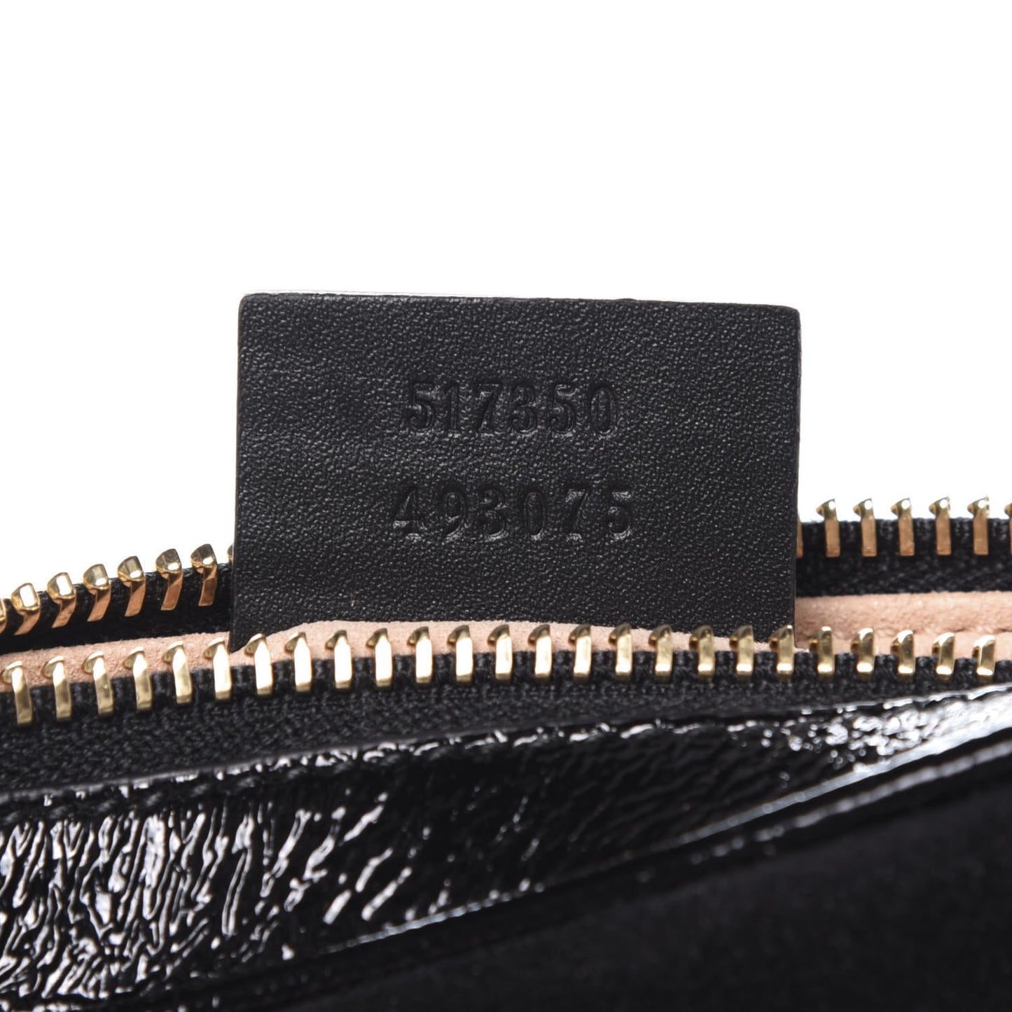 Suede Patent Web Mini Ophidia Shoulder Bag Black