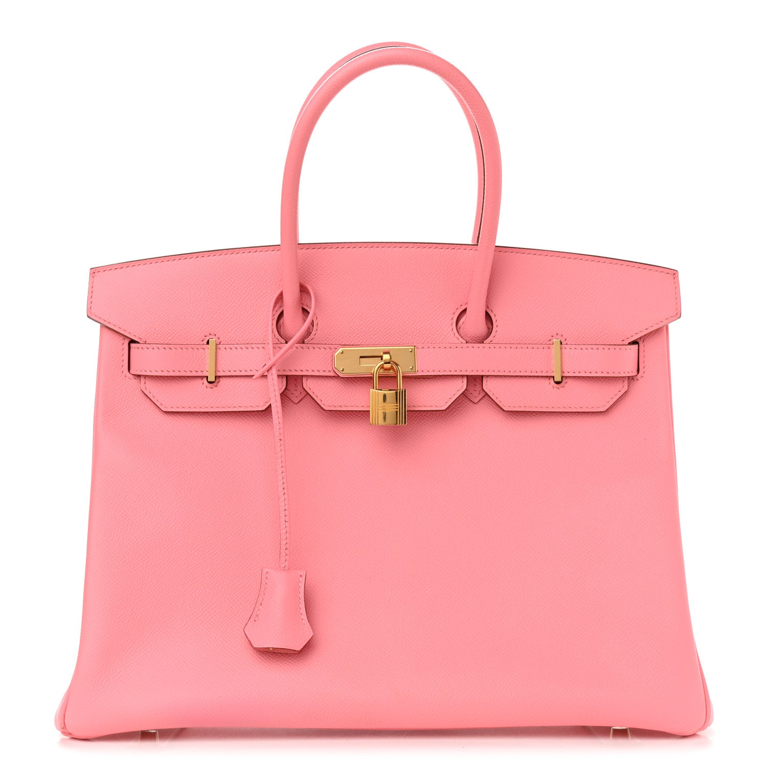 Hermes Epsom Horseshoe Birkin 35 Rose Confetti 1 of 15