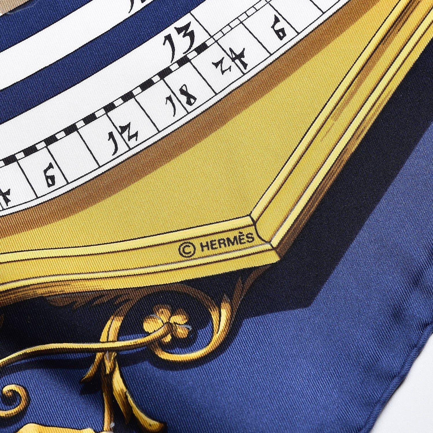 Hermes Silk Dies Et Hore Scarf 90 4 of 5