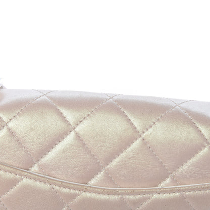 Chanel Metallic Lambskin Quilted Extra Mini Rectangular Flap Ivory 23 of 25