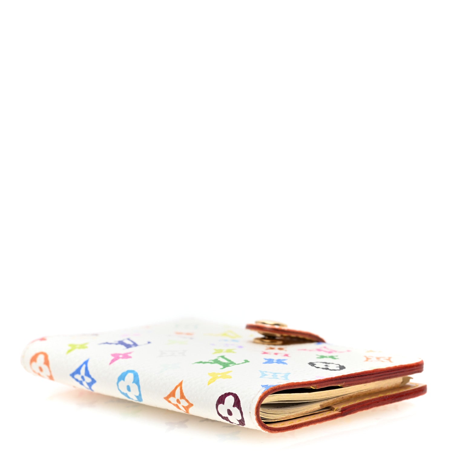 Louis Vuitton Monogram Multicolor Carnet de Bal Mini Agenda Cover White 4 of 6
