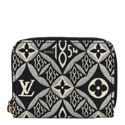 Louis Vuitton Jacquard Since 1854 Zippy Coin Purse Grey 1 of 10