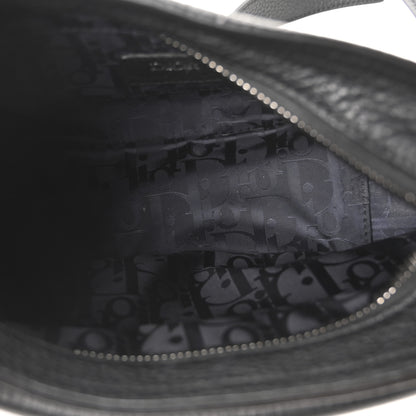 Christian Dior Grained Calfskin Mini Soft Saddle Bag Black 5 of 10