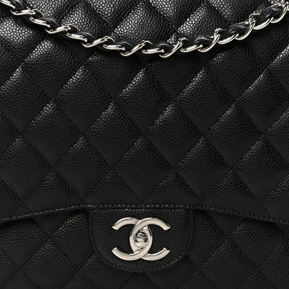 Chanel Caviar Quilted Maxi Double Flap Black 9 of 11