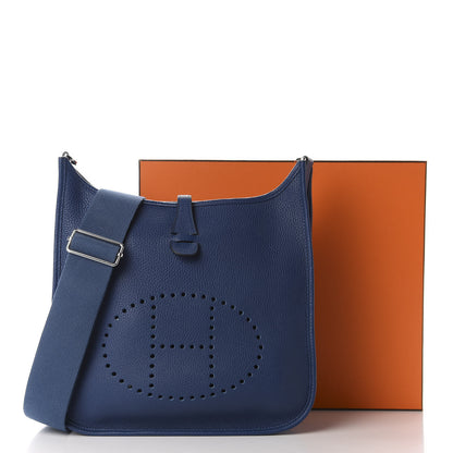 Hermes Epsom Evelyne III PM Deep Blue 13 of 13