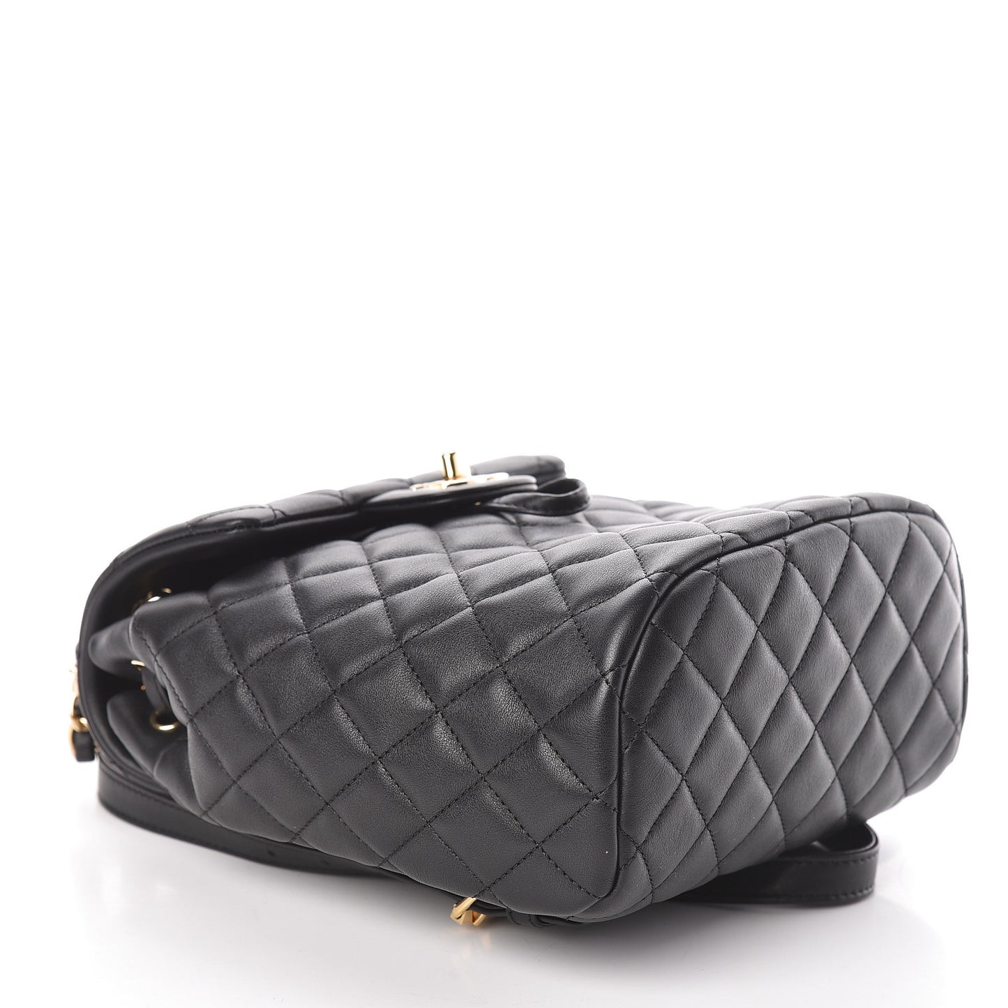 Calfskin Quilted Mini Urban Spirit Backpack Black