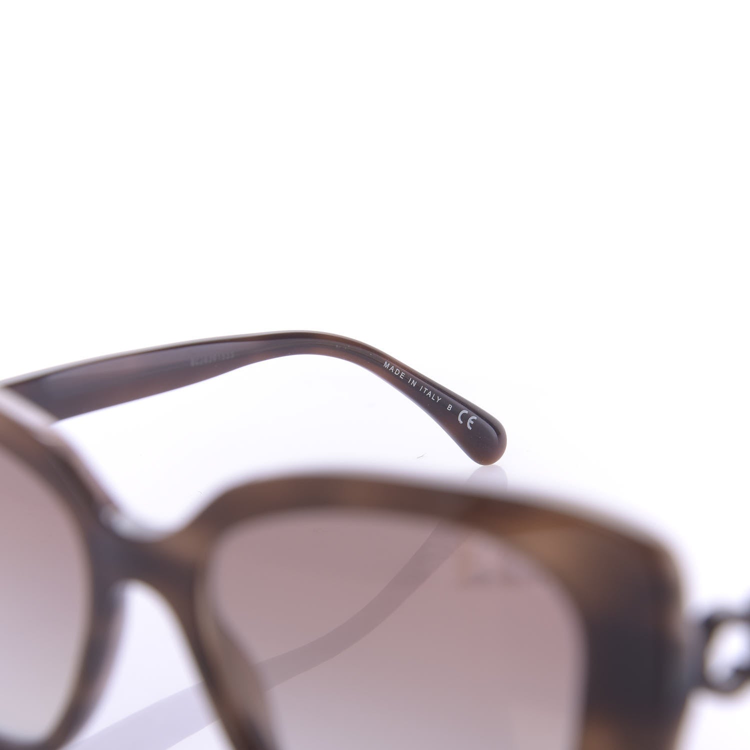 Chanel Acetate Strass Square Sunglasses 5422 Tortoise 6 of 7