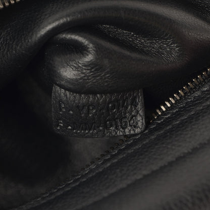 Celine Drummed Calfskin Suede Small Trapeze Black 7 of 7