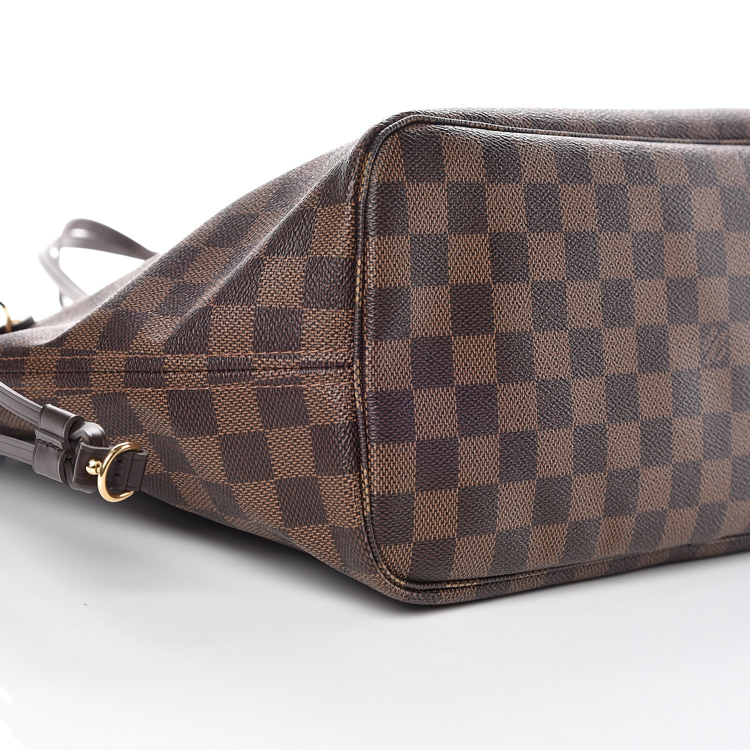 Louis Vuitton Damier Ebene Neo Neverfull MM Rose Ballerine 6 of 10