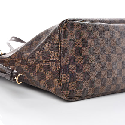 Louis Vuitton Damier Ebene Neo Neverfull MM Rose Ballerine 6 of 10